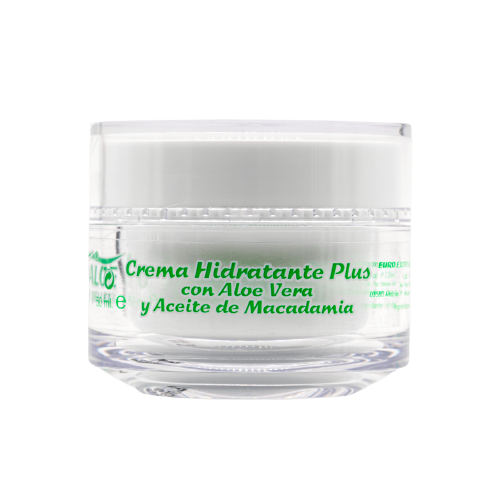 CREMA HIDRATANTE PLUS CON ALOE VERA Y ACEITE DE NUEZ MACADAMIA