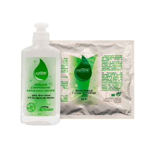 MASCARILLA FACIAL ANTIEDAD CON TONICO