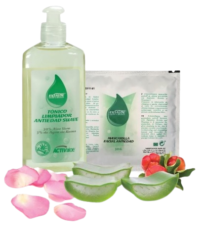 MASCARILLA FACIAL ANTIEDAD CON TONICO